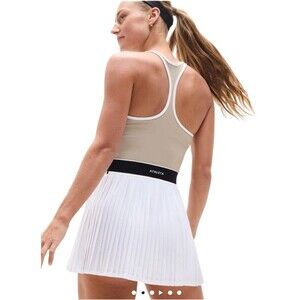 Athleta PowerMove Tennis Dress Built-In Bra Pleated Skirt UPF 40+ Women’s Size M